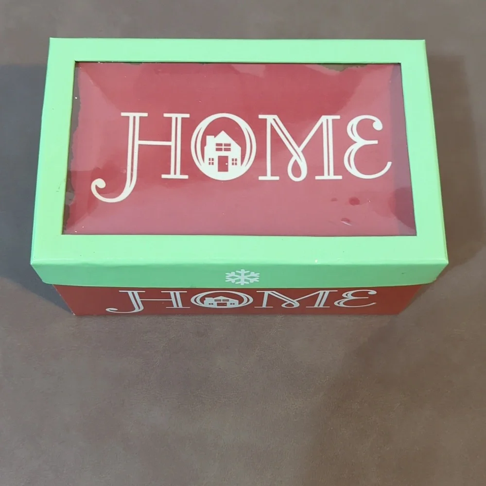 Home For The Holidays Mini Plate Decorative Set Of 4 Christmas Decor